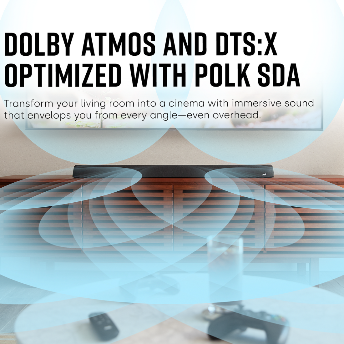 Polk Audio MagniFi Max AX SOUND BAR WITH Flagship 5.1.2 Dolby Atmos / DTS:X Sound Bar System