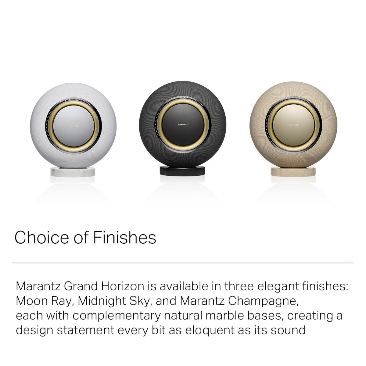 Marantz Grand Horizon Luxury Wireless Speaker