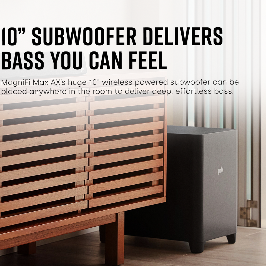Polk Audio MagniFi Max AX SOUND BAR WITH Flagship 5.1.2 Dolby Atmos / DTS:X Sound Bar System