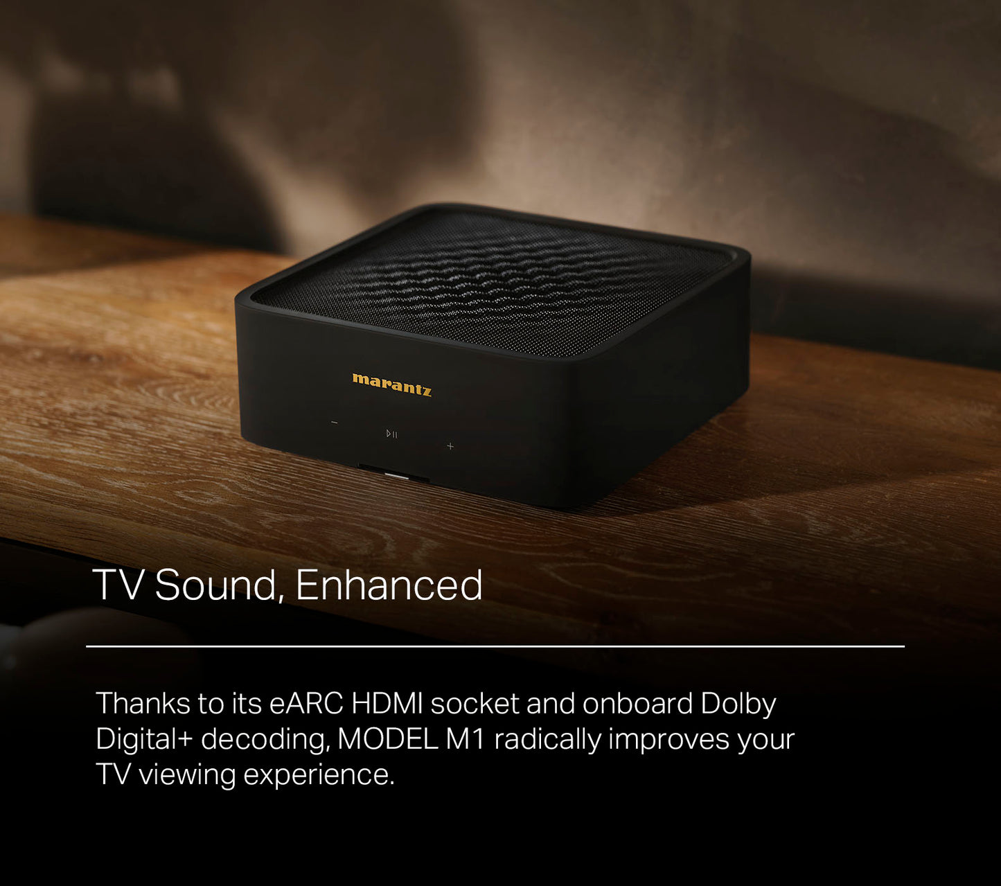 Marantz MODEL M1 2.1 Ch 100W per channel Wireless Streaming Amplifier with HEOS® Built-in