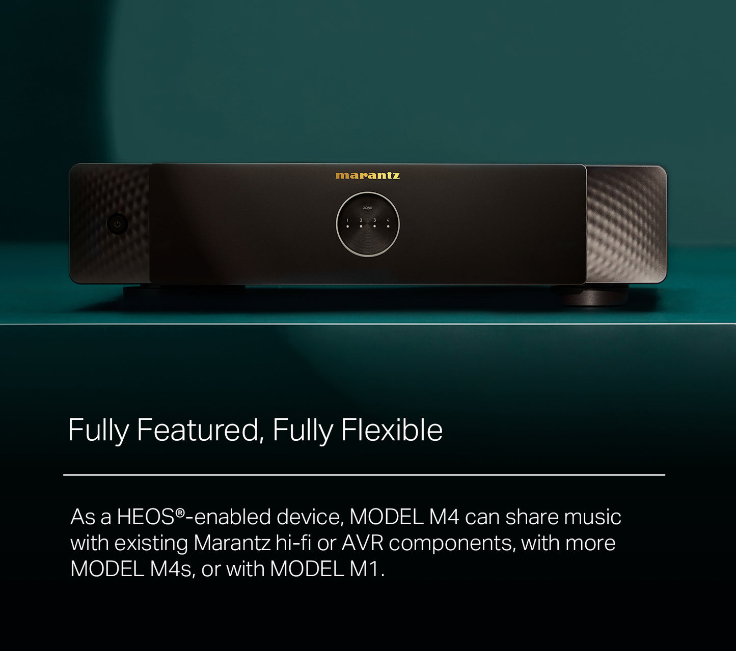 Marantz MODEL M4 8 x 100W per channel Four-Zone Distribution Amplifier with HEOS® Built-in