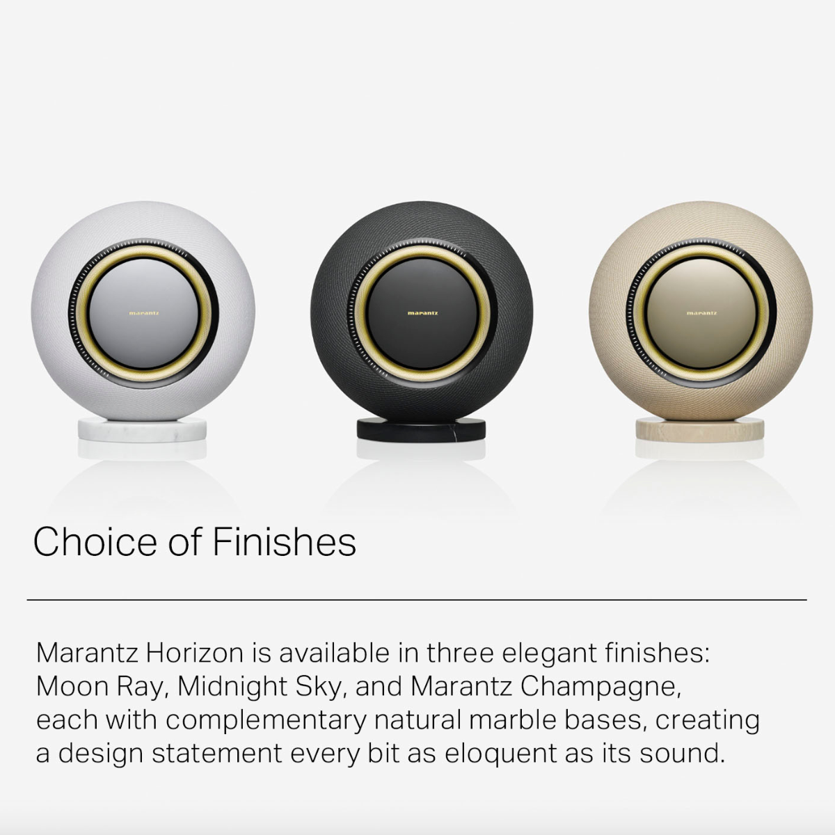 Marantz Horizon Luxury Wireless Speaker